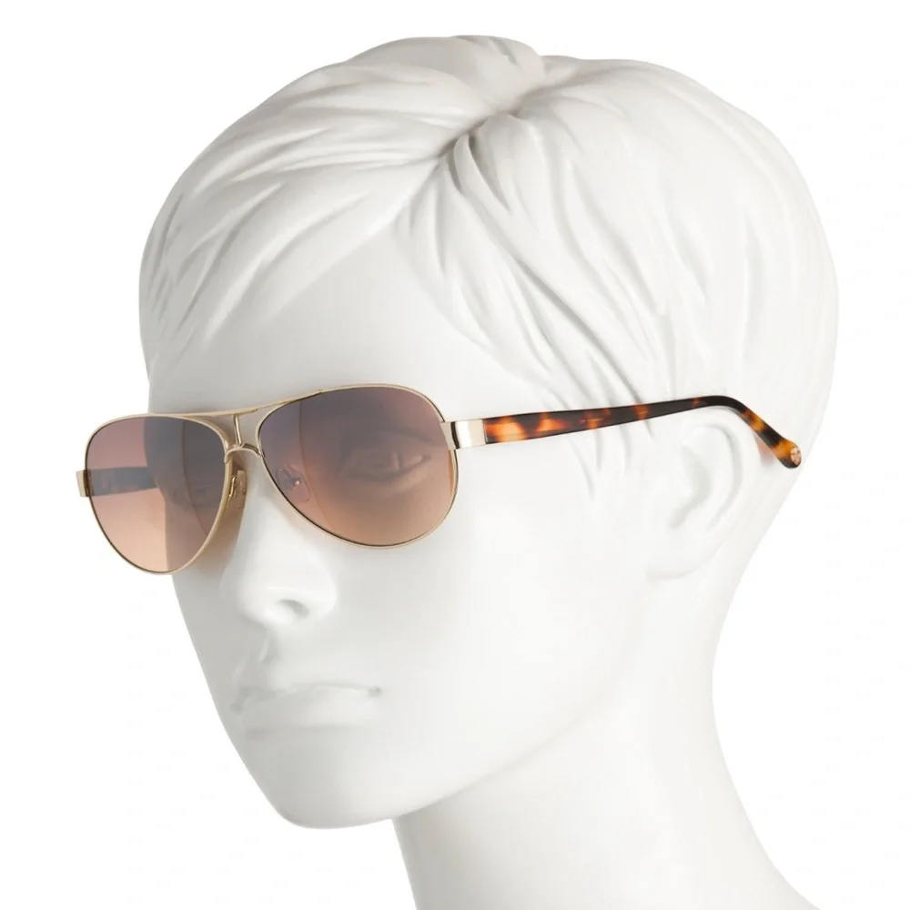 Trina Turk Sapelo Aviator Sunglasses NWT - Picture 5 of 5